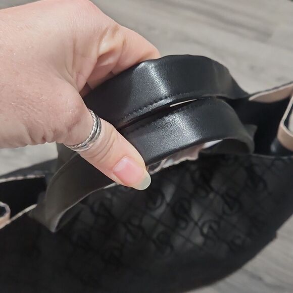 EUC Victoria Secret Black Mesh Tote - Picture 2 of 6